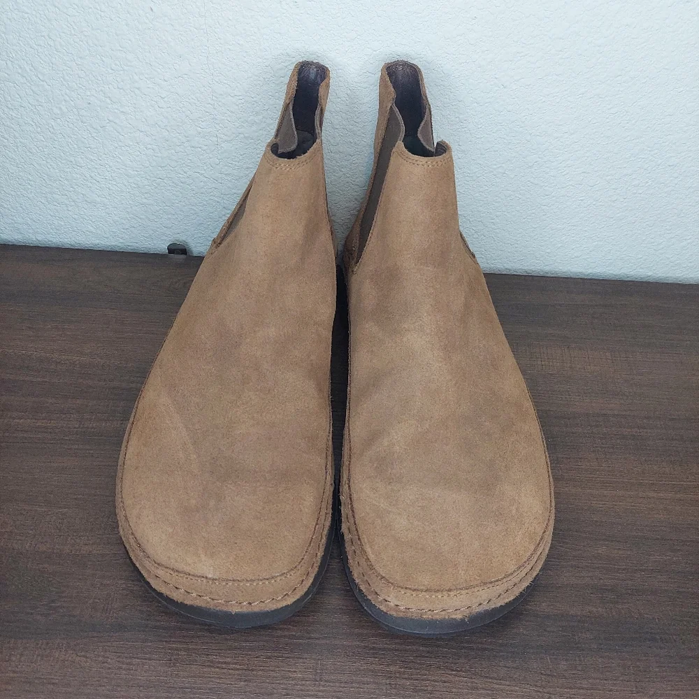 Chaco Paonia Men's Chelsea Suede Leather Boot‎ Wool Lining Size 12